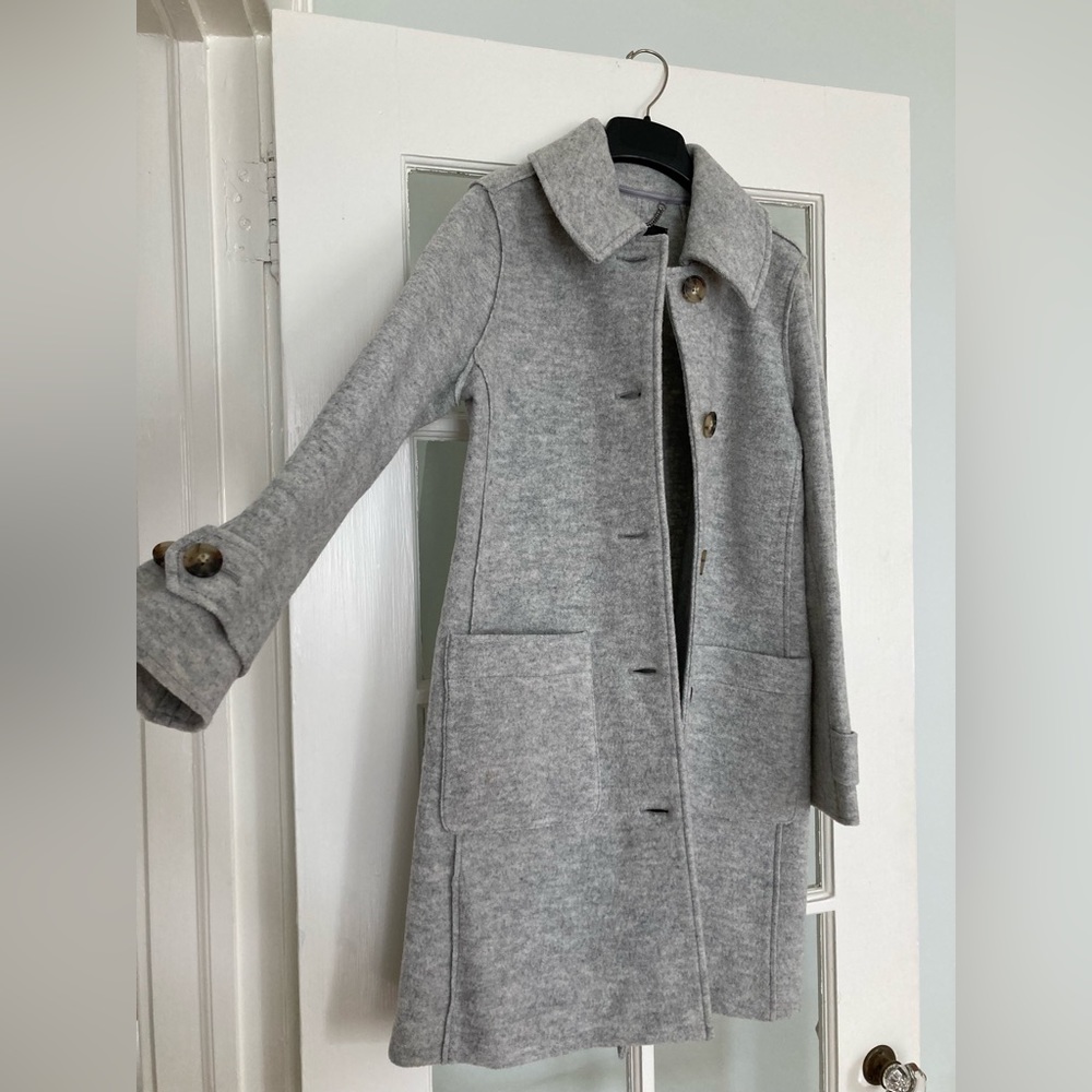 New J. Crew Italian Boiled Wool Women’s Coat